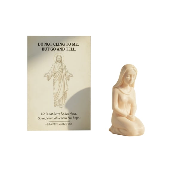 Cling Me 3D Printed Sculpture Prayer Card Art Keepsake Creative Decor