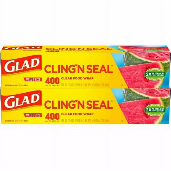 Cling N Seal Clear Plastic Food Wrap (400 sq. ft., 4 pk.)