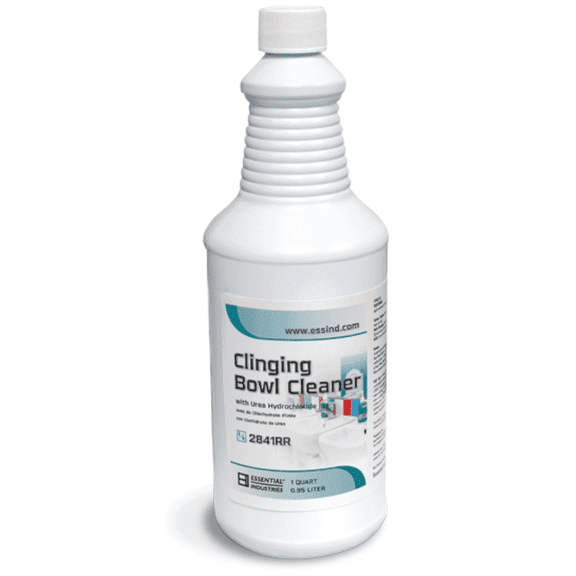 Clinging Toilet Bowl Cleaner, 1 Quart Safe for Toilets, Urinals, Tiles & More Fast Acting Formula