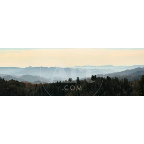 Clingmans Dome panorama, Smoky Mountains National Park, Tennessee, USA, Scenic Unframed Photographic Print Wall Art by Anna Miller Sold by ArtCom