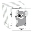 thumbnail image 1 of Clingy Koala Baby Car Window Bumper Water Bottle Phone Tablet Laptop Waterproof Vinyl Decal Sticker Set 5-Pack - Gloss Finish - 5.0", 1 of 7