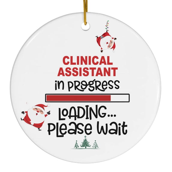 Clinical Assistant Holiday Ornament, Funny Christmas Job Keepsake and ...