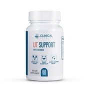 Clinical Effects UT Support - Natural Cleansing Support - 1000mg D Mannose with Cranberry, Dandelion, Hibiscus Extract - Urinary Tract Cleanse and Immune Support - 60 Veggie Capsules - Made in the USA