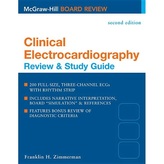 Clinical Electrocardiography: Review and Study Guide, (Paperback)