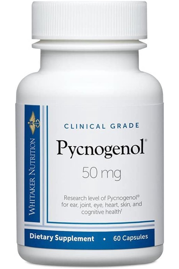 Dr. Whitaker's Clinical Grade Pycnogenol 50mg, 60 Capsules (60-Day Supply)