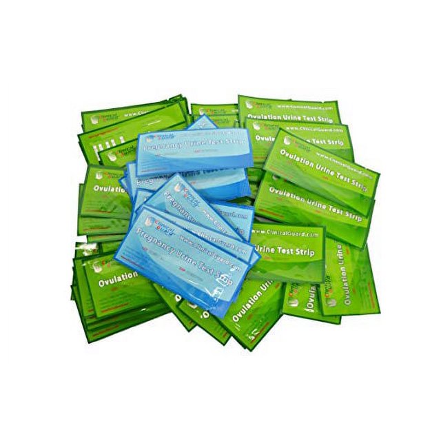 Clinical Guard 40 Ovulation .. Test Strips and 10 .. Early Pregnancy
