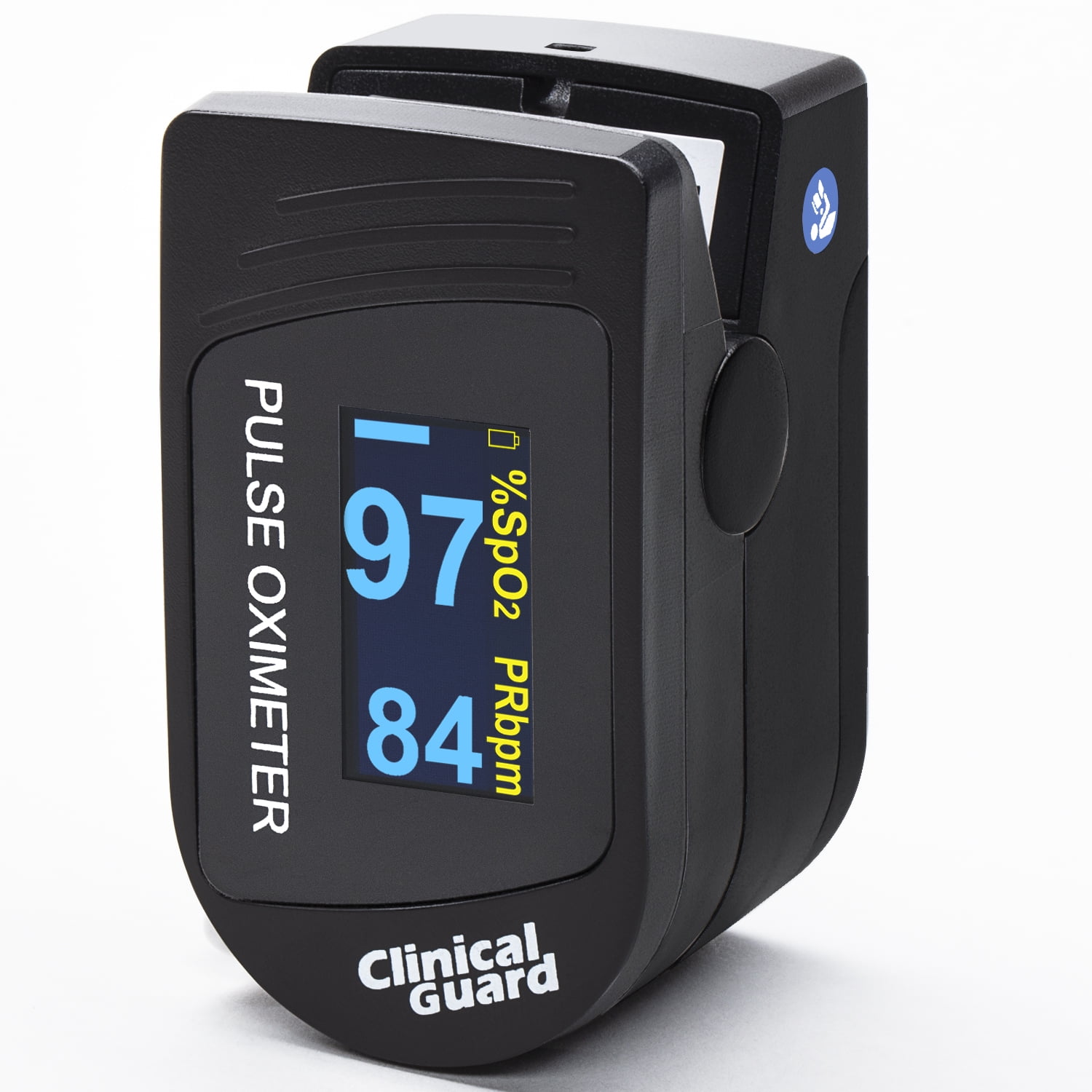 Clinical Guard CMS500S Deluxe Fingertip Pulse Oximeter Blood Oxygen