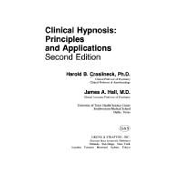 Pre-Owned Clinical Hypnosis: Principles and Applications (Hardcover) 0808916815 9780808916819