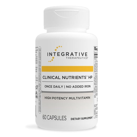 Integrative Therapeutics Clinical Nutrients HP - Daily Multivitamin for Vital Nutrients - Antioxidant Support for Men & Women* - No Added Iron - Dairy-Free - 60 Count (30 Servings)