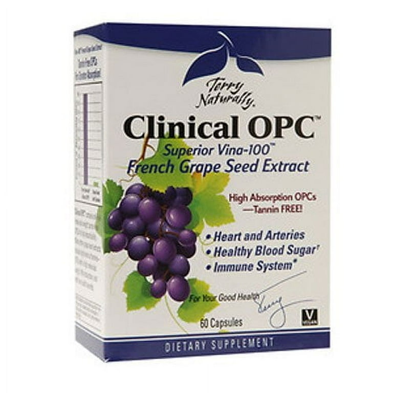 Terry Naturally Clinical OPC 150 mg, French Grape Seed