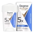 thumbnail image 1 of Degree Clinical Strength Antiperspirant Deodorant 96-Hour Sweat and Odor Protection Shower Clean Soft Solid 5x Types of Sweat, 1.6 oz, 1 of 10
