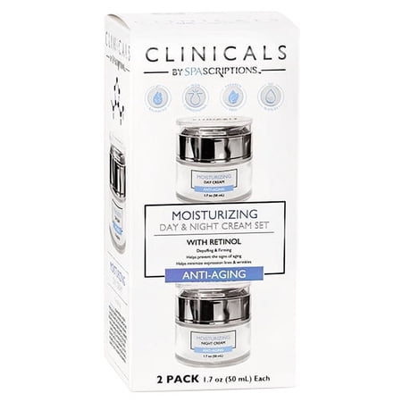 Clinicals- Moisturizing Day & Night Cream Set With Retinol 1.7 oz
