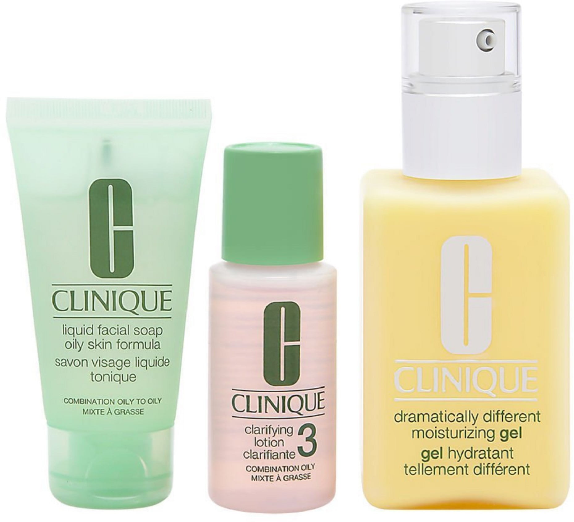 Clinique 3 Step Skin Care Introduction Kit Combination Oily Skin Type