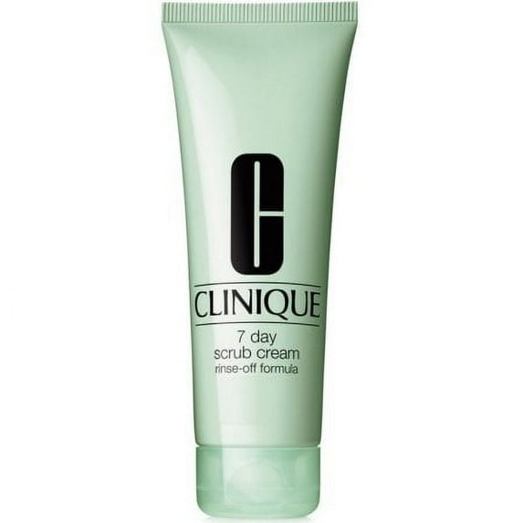 Clinique 7 Day Scrub Cream Rinse Off Formula Facial Cleanser, 3.4 Oz