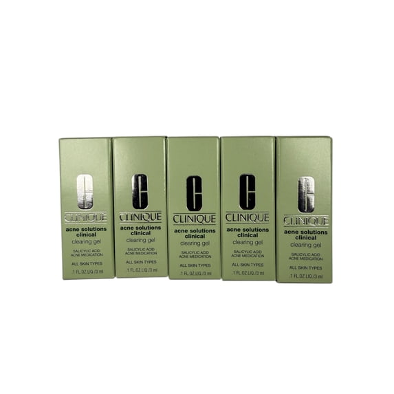 Clinique Acne Solutions Clinical Clearing Gel 0.1 fl. oz / 3ml, Total 5 Pack