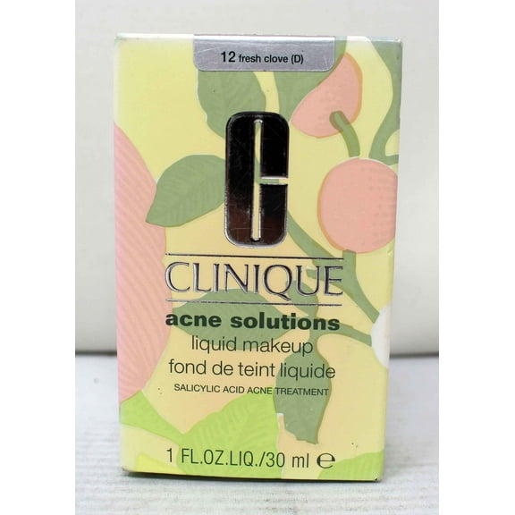 Clinique Acne Solutions Liquid Makeup 12 Fresh Clove 1 Ounce