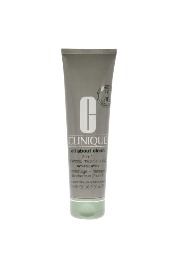 All About Clean 2-In-1 Charcoal Mask Plus Scrub , 3.4 oz Scrub