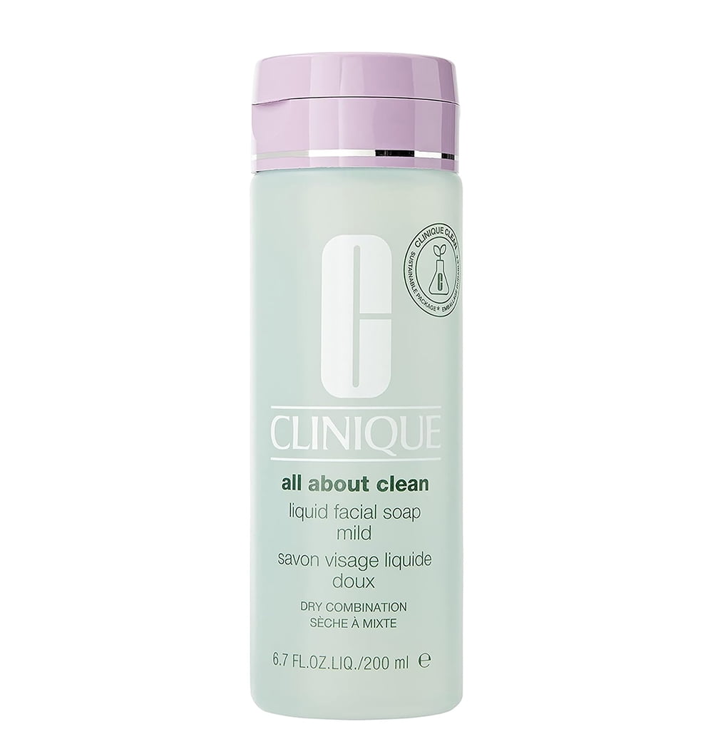 Clinique All About Clean For Combination 200ml/6.7oz Skin Soap Facial Mild Dry Liquid