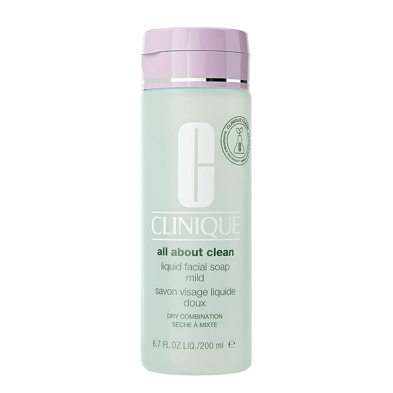 Clinique All About Clean Liquid Facial Soap Mild For Dry Combination Skin  200ml/6.7oz