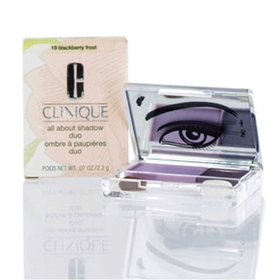 Clinique All About Shadow Duo Eyeshadow, Blackberry Frost 0.07 oz