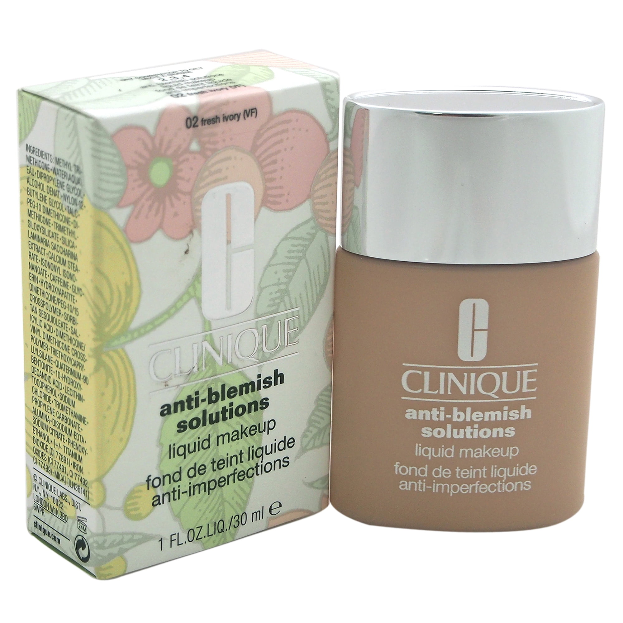Clinique Anti Blemish Solutions Liquid Makeup - # 02 Fresh Ivory (VF) 1 -