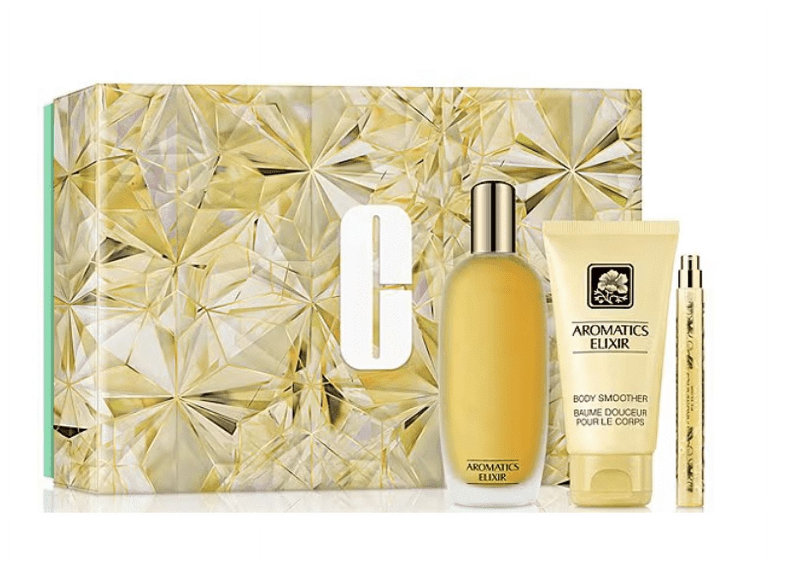 Clinique Aromatics Elixir Set: 3.4oz Perfume, 2.5oz Body Smoother