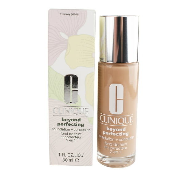 Clinique Beyond Perfecting Foundation + Concealer#11 Honey (MF-G)-Dry Comb. To Comb. Oily 1 oz Foundation + Concealer