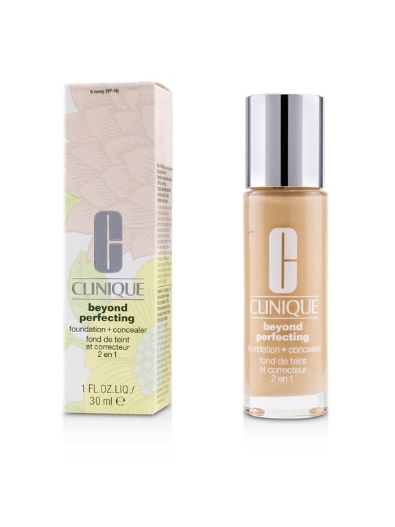 Beyond Perfecting Foundation + Concealer #6 Ivory (VF-N)-Dry Comb. To Comb. Oily by Clinique for Women - 1 oz Foundation + Concealer
