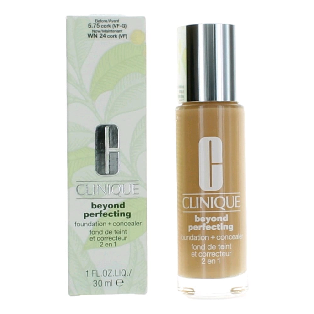 Clinique Beyond Perfecting by Clinique, 1oz Foundation + Concealer - WN 24 Cork