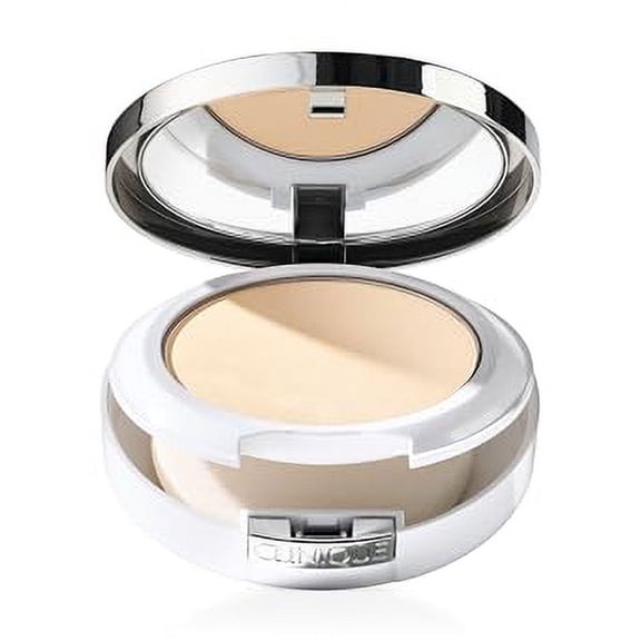 Clinique Beyond Perfecting Powder Lightweight Full Coverage Foundation + Concealer For Dry Combination to Oily Skin Types, Dune