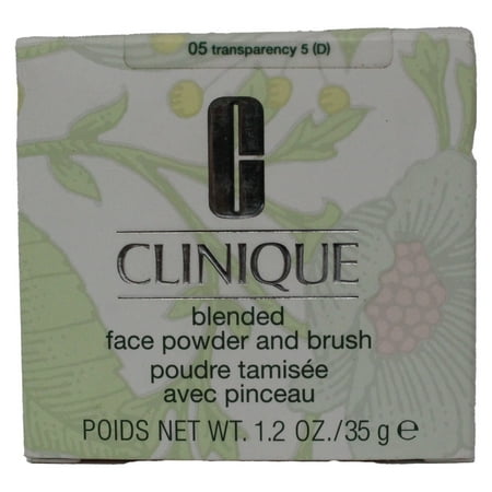 Clinique Blended Face Powder & Brush 05 Transparency 5 (D) 1.2 Ounces