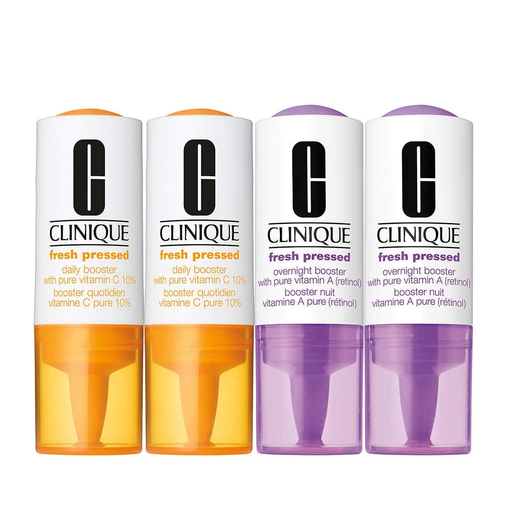 CLINIQUE CLINIQUE/FRESH PRESSED CLINICAL DAILY+OVERNIGHT BOOSTERS W/ VITAMINS C ANTI-AGING