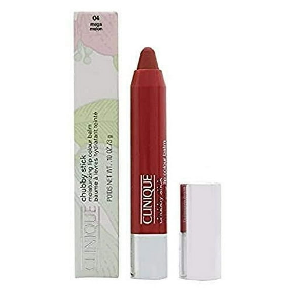 Clinique Chubby Stick Moisturizing Lip Colour Balm, No. 04 Mega Melon, 0.1 Ounce