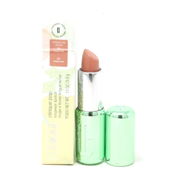 Clinique Clinique Pop Longwear Lipstick 0.13oz 31 Beige Pop(Satin) New With Box