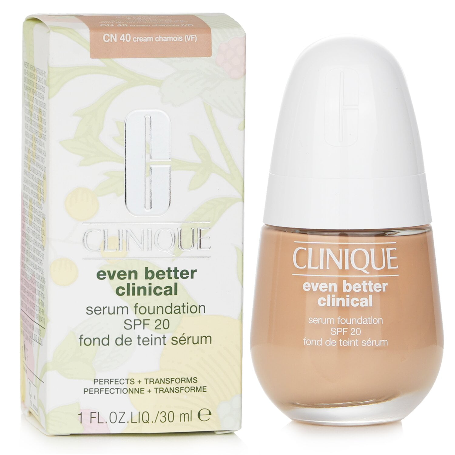 Clinique Even Better Clinical Serum Foundation SPF 20 - CN 40 Cream Chamois