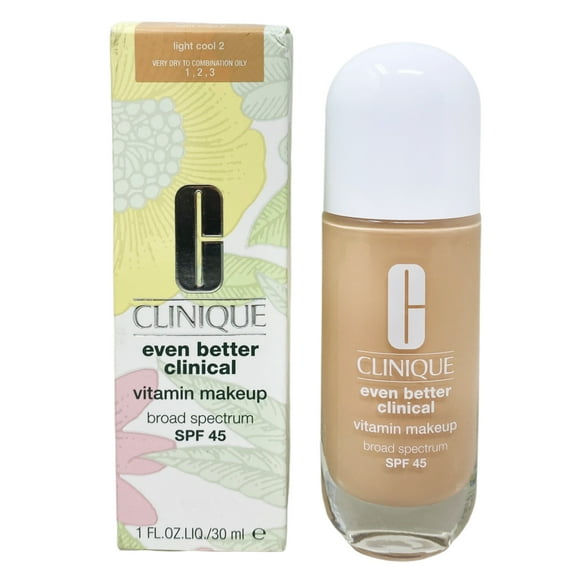 Clinique Even Better Clinical Vitamin Makeup Broad Spectrum SPF 45 Foundation - Light Cool 2 ( 1 fl oz / 30 mL )