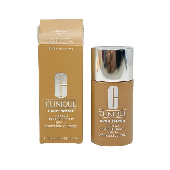 Clinique Even Better Makeup Broad Spectrum SPF 15 - WN 54 Honey Wheat (1 Fl Oz)