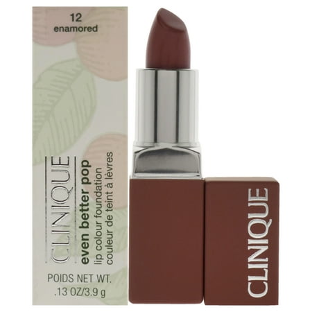 Clinique Even Better Pop Lip Colour Foundation Lipstick - 12 Enamored 0.13 oz Lipstick