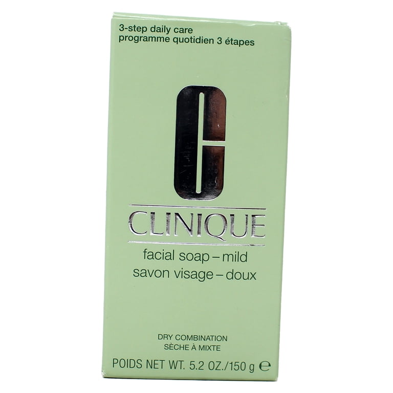 Clinique Facial Soap Mild Refill, Gentle Cleanser, 5.2oz, Dry 