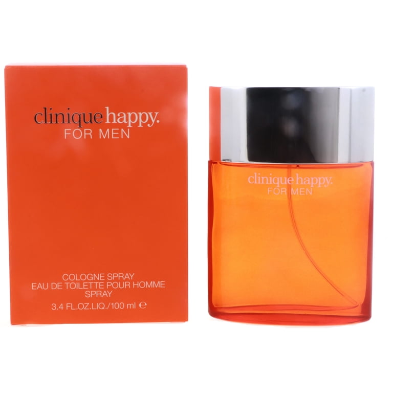 Clinique Happy Eau De Toilette Spray, 100ml, 3.4oz, Vibrant Citrus