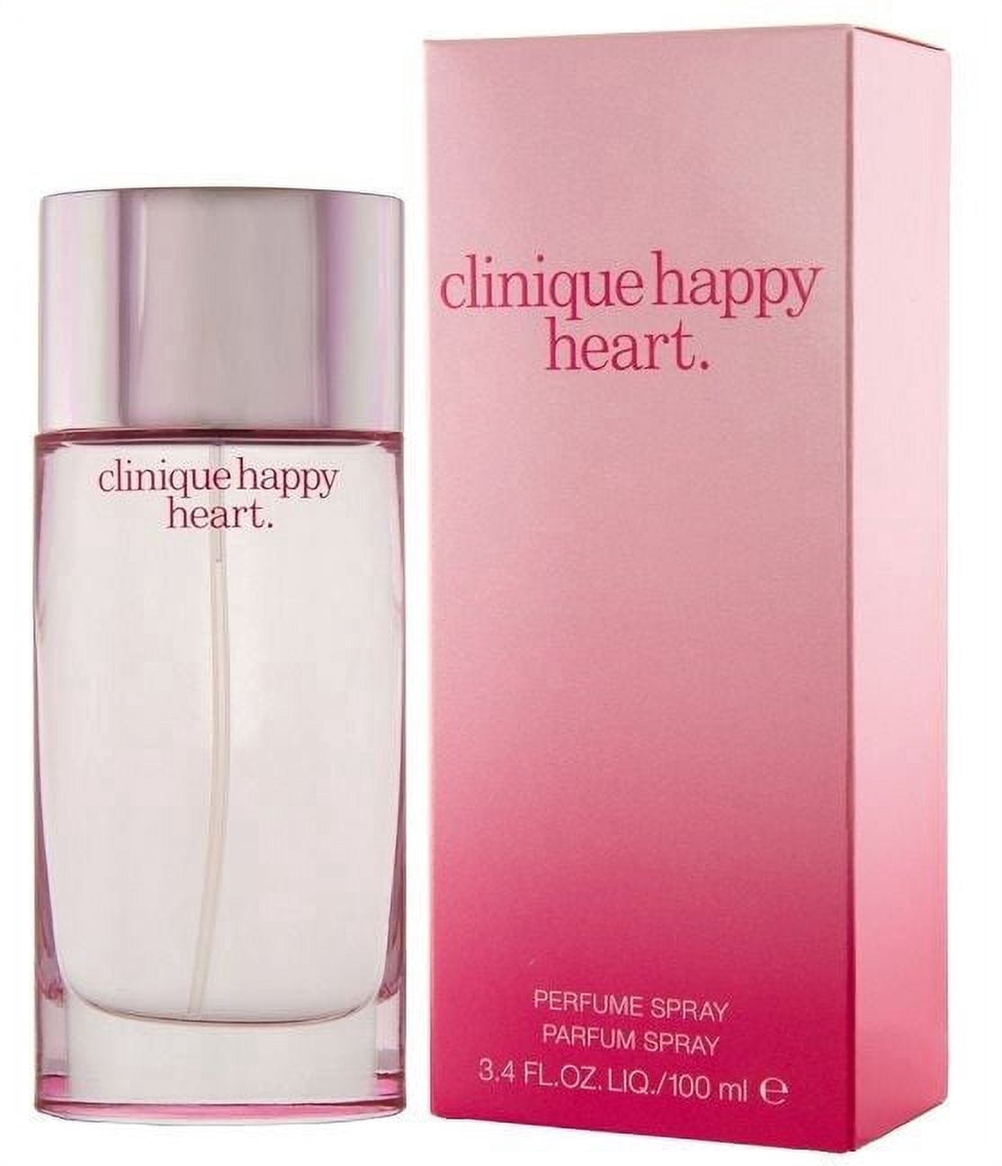 Clinique Happy Heart Parfum Spray for Women, 3.4 oz