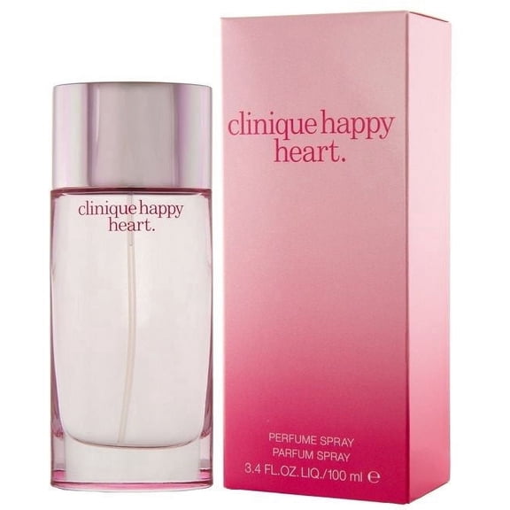 Clinique Happy Heart Parfum Spray for Women, 3.4 oz