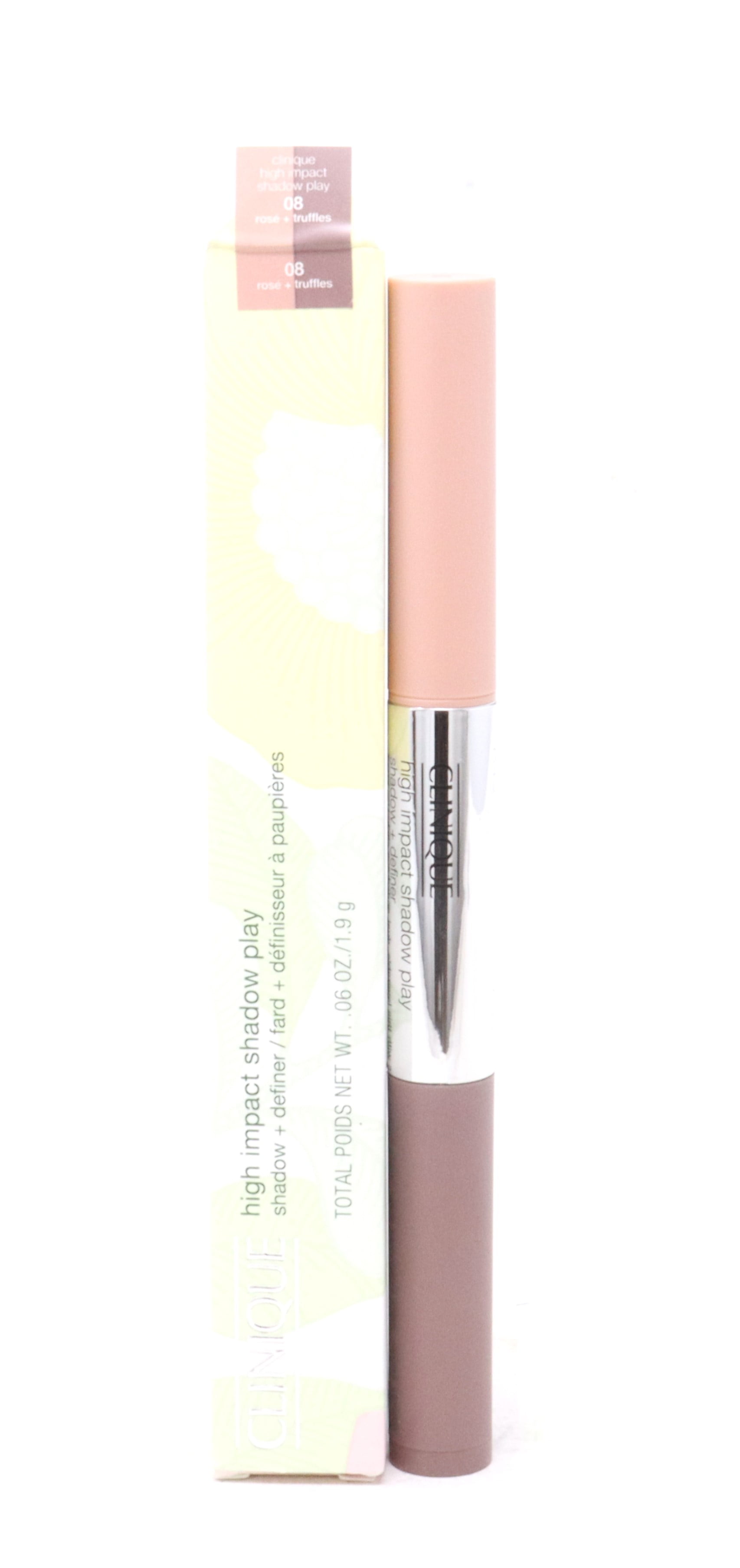 Clinique High Impact Shadow Play Shadow+Definer 0.06oz 08 Rose+Truffles New