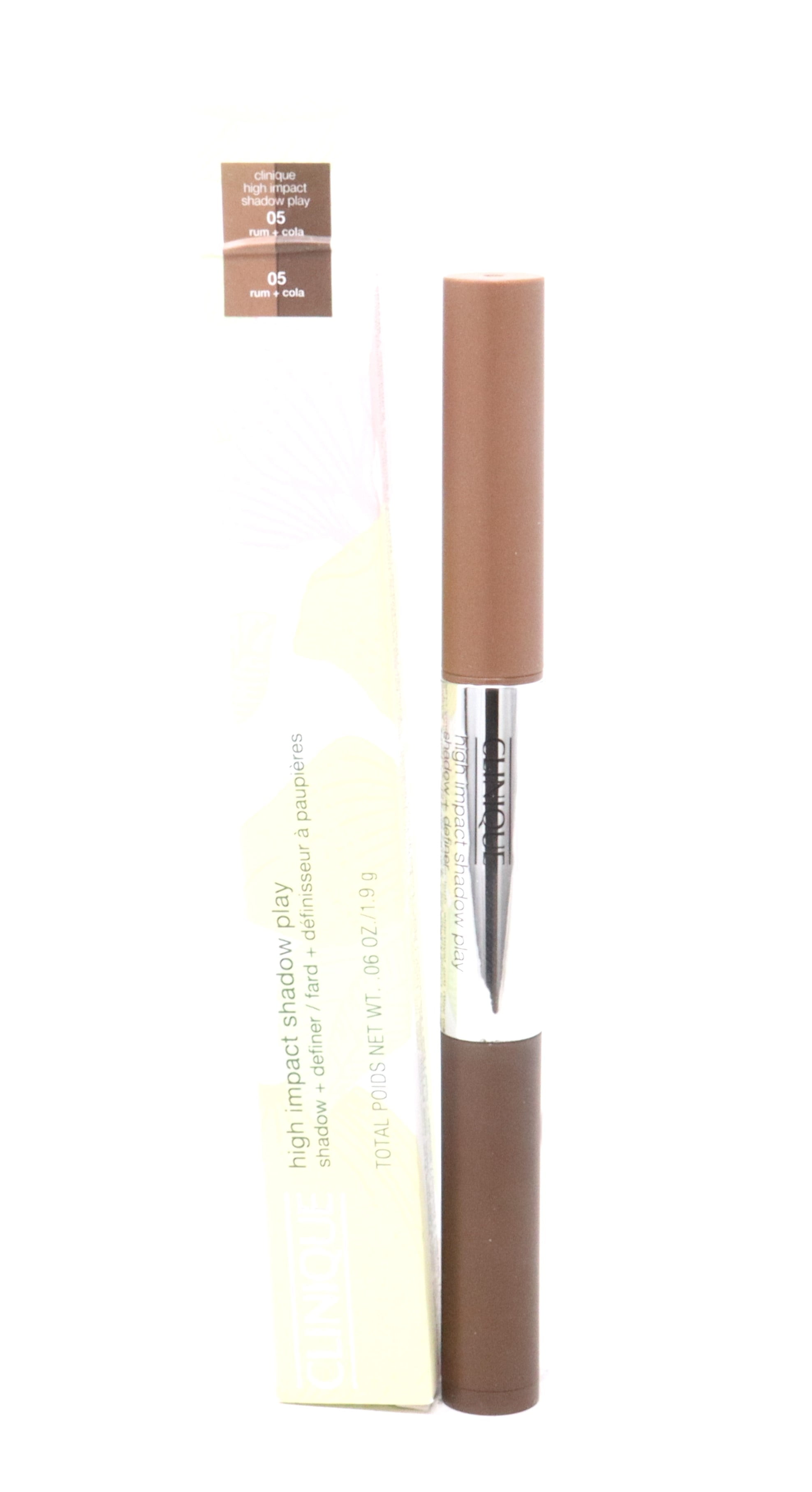 Clinique High Impact Shadow Play Shadow + Definer, No. 5 Rum & Cola, 0.06 oz