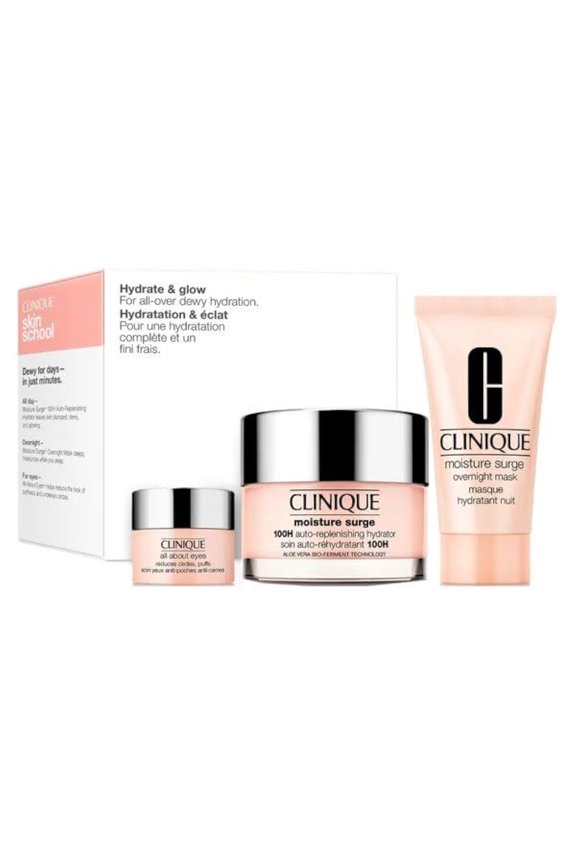 Hydrate + Glow Skincare Set, 3 Pieces