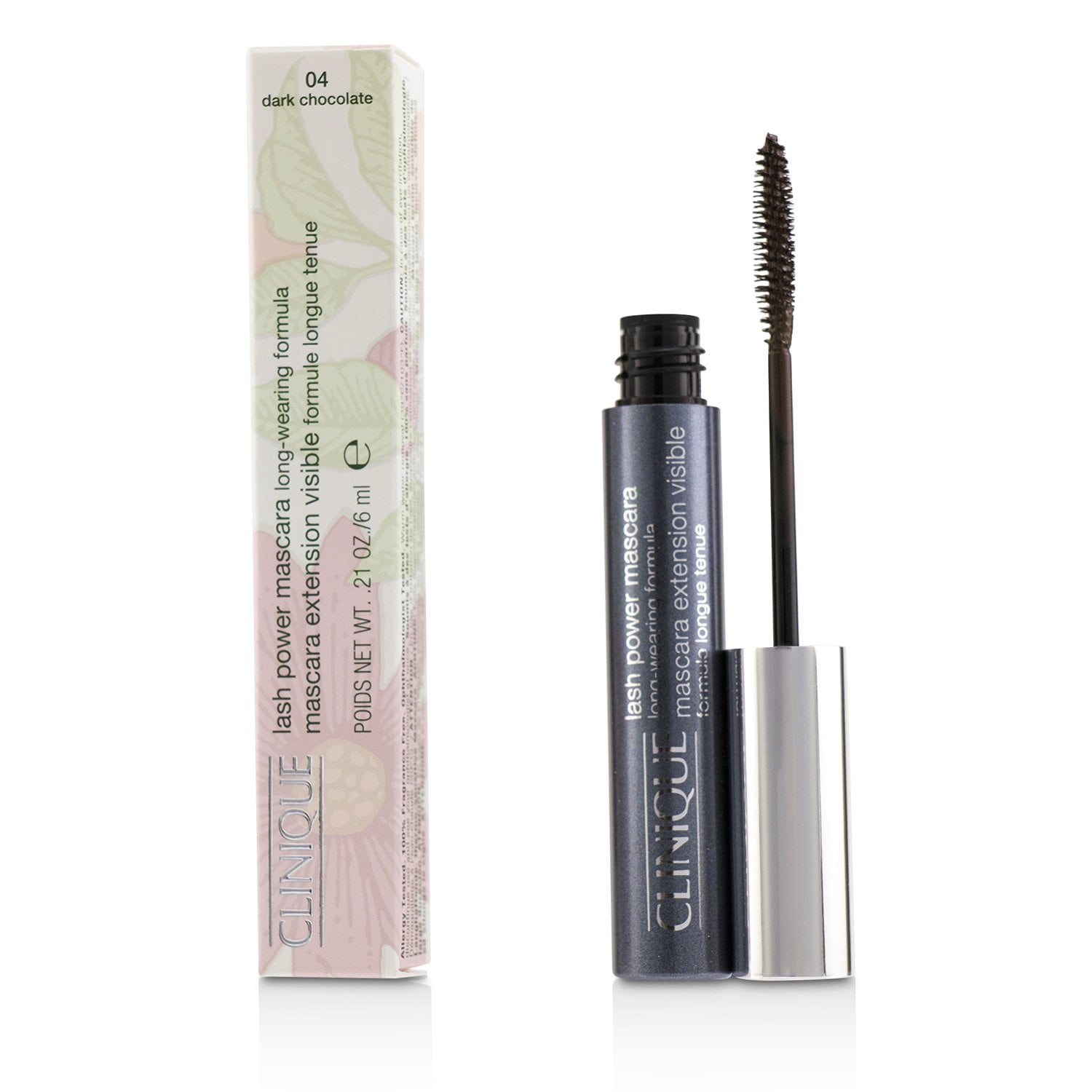 Clinique Lash Power Mascara, 04 Dark Chocolate, Long-Wearing