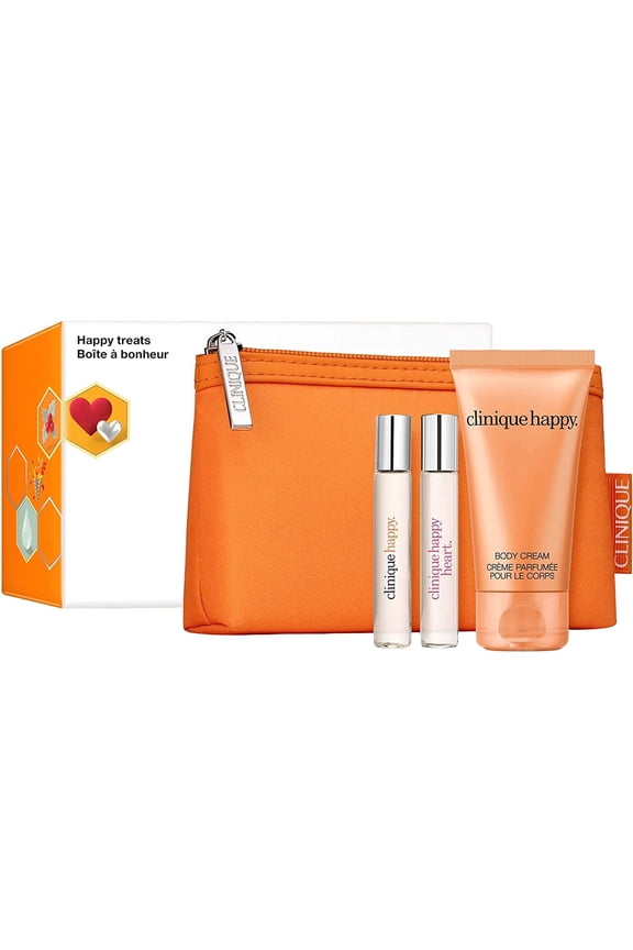 Limited Edition Happy Treats 4 Piece Gift Set Orange Bag