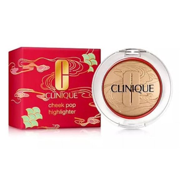 Clinique Lunar New Year Collection Cheek Pop Highlighter - Gold Celebration Pop .1 oz / 3 g.