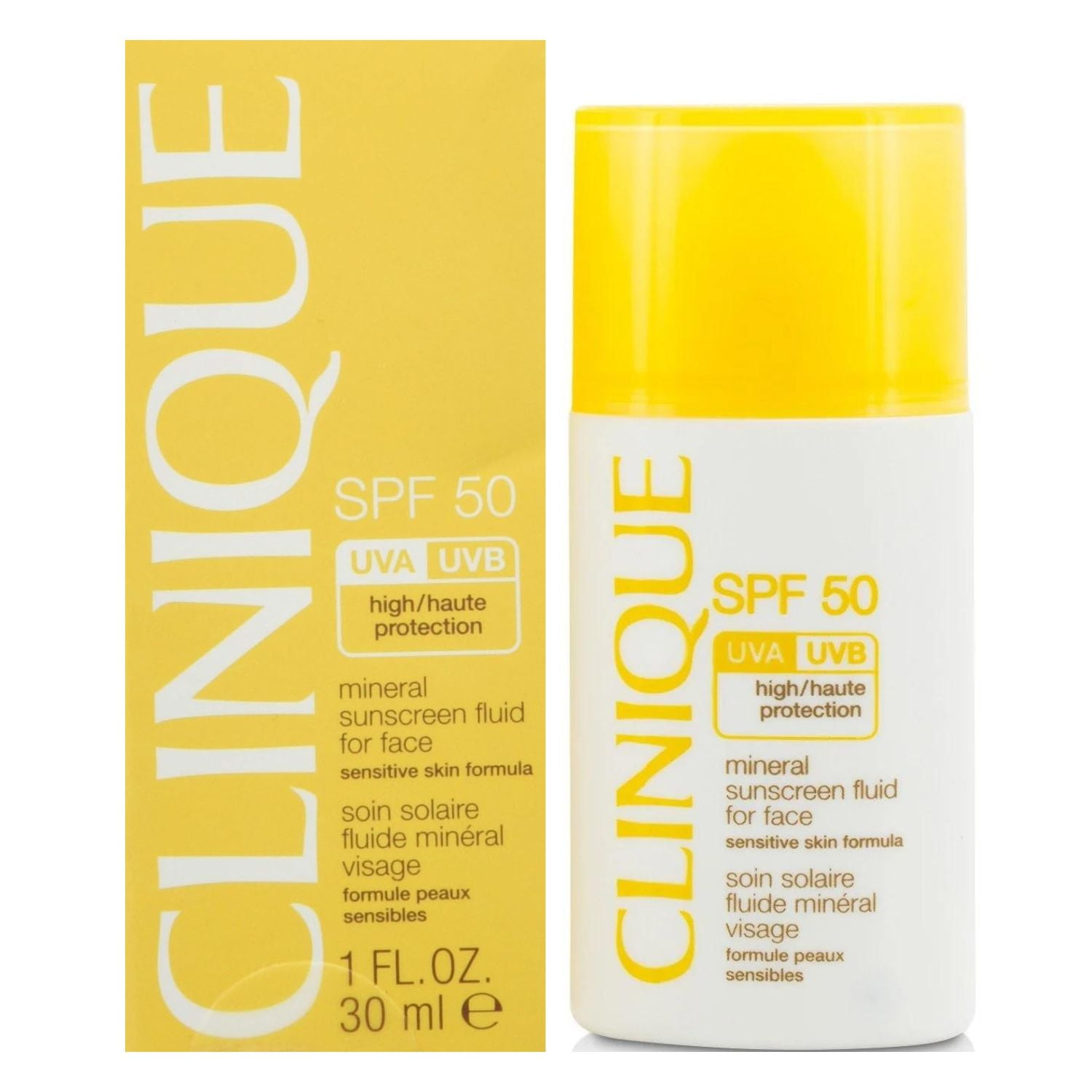 Clinique Mineral Sunscreen Fluid for Face SPF 50, 1 oz