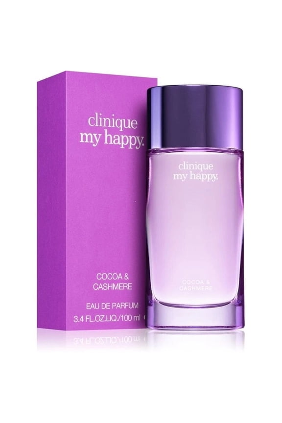 My Happy Cocoa & Cashmere Eau De Parfum, Warm Cozy Fragrance, 3.4 fl oz/100 mL